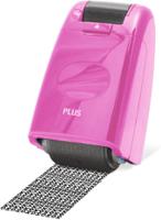 Plus By Pentel Guard Your ID Camouflage Roller Stamp Pink With Black Ink 38093