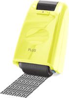 Plus By Pentel Guard Your ID Camouflage Roller Stamp Yellow With Black Ink 38095