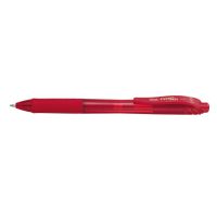 Pentel Energel X Gel Retractable Gel Rollerball Pen 0.7mm Tip 0.35mm Line Red (Pack 12) BL10.7-B - BL107-BX