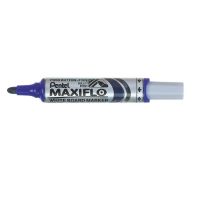 Pentel Maxiflo Whiteboard Marker Bullet Tip 3mm Line Blue (Pack 12) - MWL5M-CO