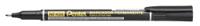 Pentel NF450 Permanent Marker Bullet Tip 0.8mm Line Black (Pack 12) NF450-A