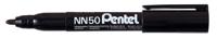 Pentel NN50 Permanent Marker Bullet Tip 1.5mm Line Black (Pack 12) - NN50-A