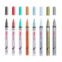Pentel Paint Marker Fine Bullet Tip Assorted Metallic Colours (Pack 8) - YMSP10/8MET-M