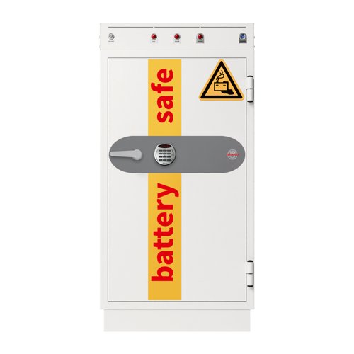 Phoenix Battery Commander Pro BS1943E Size 3 Battery Storage & Charging Safe with Electronic Lock VDMA Certified