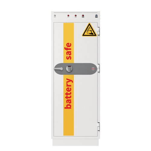 Phoenix Battery Commander Pro BS1945E Size 5 Battery Storage & Charging Safe with Electronic Lock VDMA Certified