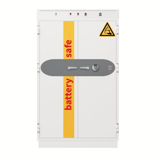 Phoenix Battery Commander Pro BS1946E Size 6 Battery Storage & Charging Safe with Electronic Lock