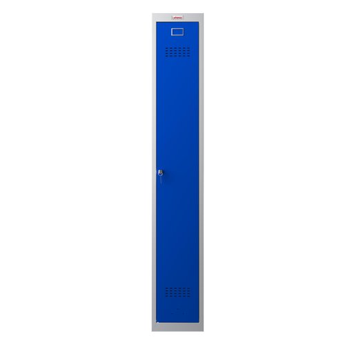 Phoenix CD Series CD1130/4GBK 1 Column 1 Door Clean & Dirty Locker in Blue with Key Lock
