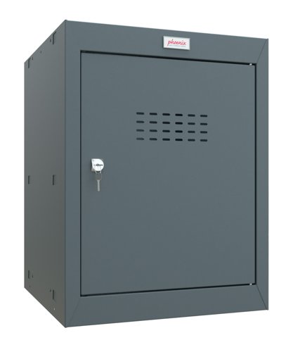 Phoenix CL Series CL0544AAK Size 2 Cube Locker in Anthracite Grey with Key Lock