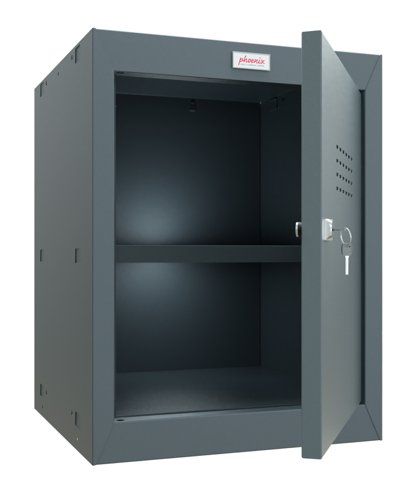 Phoenix CL Series Size 2 Cube Locker in Antracite Grey with Key Lock CL0544AAK  39904PH