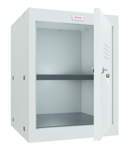 Phoenix CL Series Size 2 Cube Locker in Light Grey with Key Lock CL0544GGK