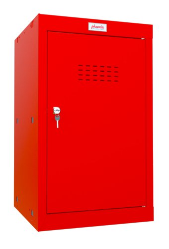 Phoenix CL Series Size 3 Cube Locker in Red with Key Lock CL0644RRK