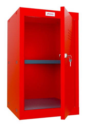 Phoenix CL Series CL0644RRK Size 3 Cube Locker in Red with Key Lock CL0644RRK Buy online at Office 5Star or contact us Tel 01594 810081 for assistance