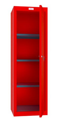 Phoenix CL Series Size 4 Cube Locker in Red with Key Lock CL1244RRK Phoenix