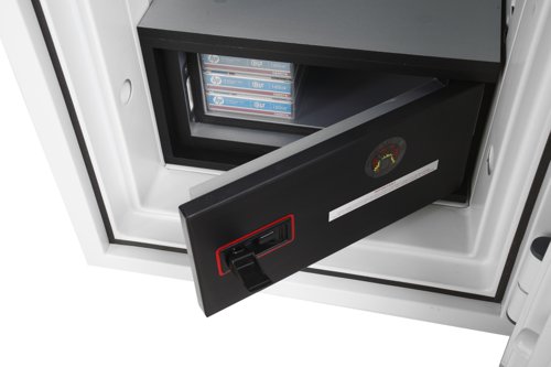 THE PHOENIX DATA COMBI provides fire protection for paper documents, computer diskettes, tapes and all forms of data storage and security for cash and valuables all in one unit. Suitable for use in residential or business premises. 