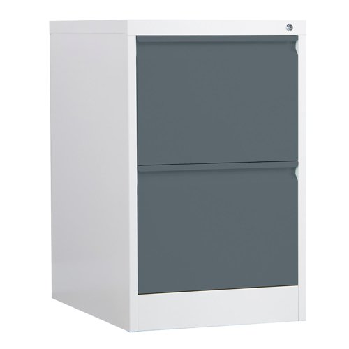 25479PH | Phoenix FC Series FC1002GAL 2 Drawer Filing Cabinet Grey Body Anthracite Drawers with Key lockTHE PHOENIX FC SERIES FILING CABINETS are the perfect storage solution for your valuable documents. Able to accommodate Fools cap, A4 & A5 files.