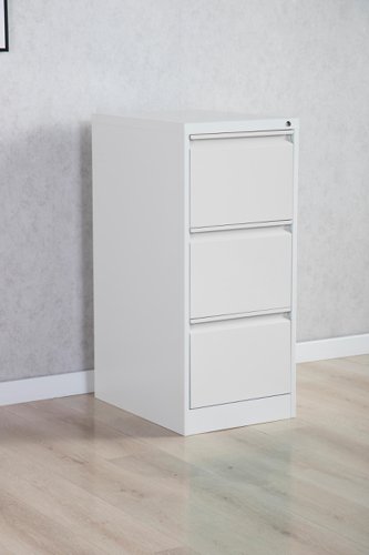 Phoenix FC Series FC1003GGK 3 Drawer Filing Cabinet Grey with Key lockTHE PHOENIX FC SERIES FILING CABINETS are the perfect storage solution for your valuable documents. Able to accommodate Fools cap, A4 & A5 files.
