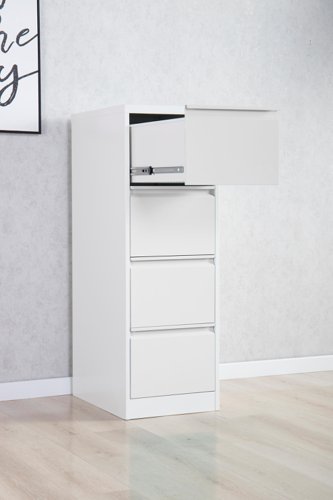 Phoenix FC Series FC1004GGK 4 Drawer Filing Cabinet Grey with Key lockTHE PHOENIX FC SERIES FILING CABINETS are the perfect storage solution for your valuable documents. Able to accommodate Fools cap, A4 & A5 files.