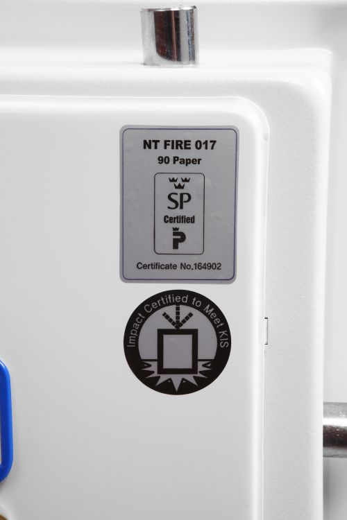 Phoenix Fire Fighter Size 1 Fire Safe Electronic Lock White FS0441E