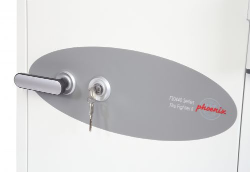 57541PH - Phoenix Fire Fighter Size 1 Fire Safe Key Lock White FS0441K