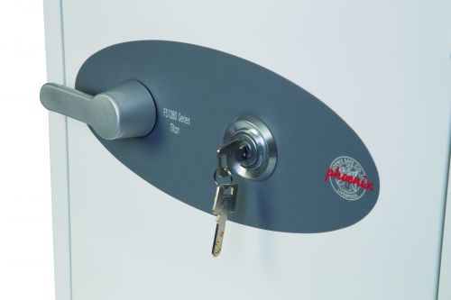 57478PH - Phoenix Titan Size 1 Fire and Security Safe Key Lock White FS1281K