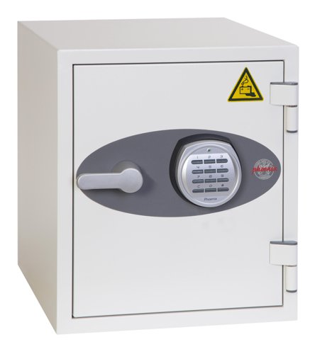 Phoenix Titan Size 2 Fire and Security Safe Electronic Lock White FS1282E