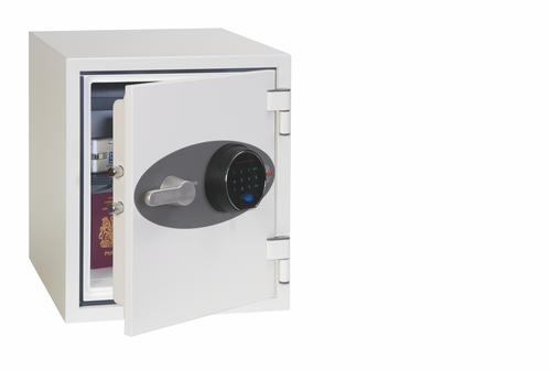 THE PHOENIX TITAN is a modern, compact, fire and security resistant safe designed to meet the need for residential and business use.