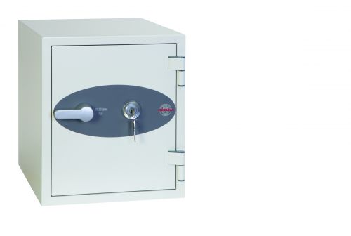 Phoenix Titan Size 2 Fire and Security Safe Key Lock White FS1282K