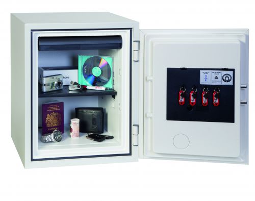 57513PH - Phoenix Titan Size 3 Fire and Security Safe Electronic Lock White FS1283E