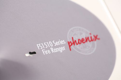 PN10283 Phoenix White Fire Ranger Cabinet Size 1 Key Lock FS1511K