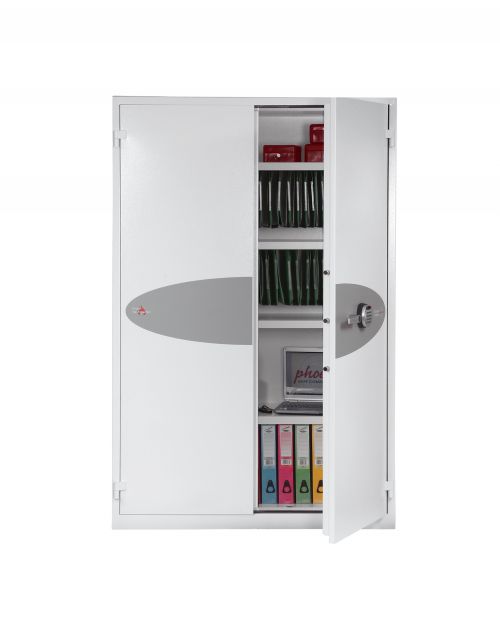 Phoenix Firechief FS1514E S1 Size 4 Fire & Security Safe with Electronic Lock  FS1514E S1 Buy online at Office 5Star or contact us Tel 01594 810081 for assistance