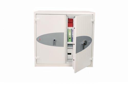 Phoenix Fire Commander Pro FS1921E Size 1 S2 Security Fire Safe with Electronic Lock FS1921E Buy online at Office 5Star or contact us Tel 01594 810081 for assistance
