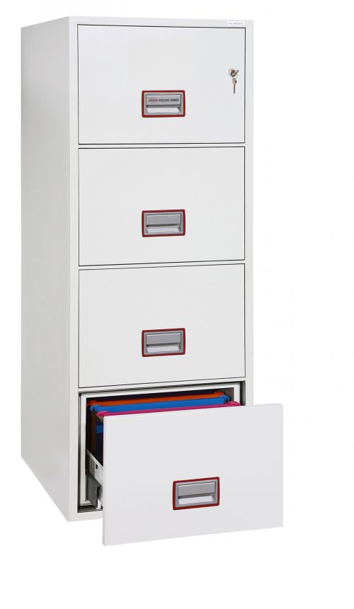 Phoenix 4 Drawer 90 Minute Fire Rated Filing Cabinet FS2254K