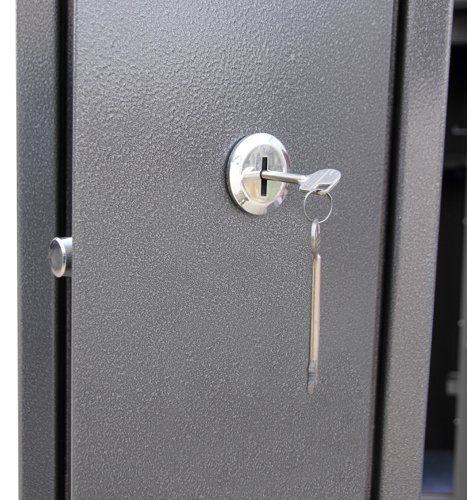 Phoenix Tucana GS8015K 3 Gun Safe with Internal Ammo Box and Key Lock Security Cupboards GS8015K