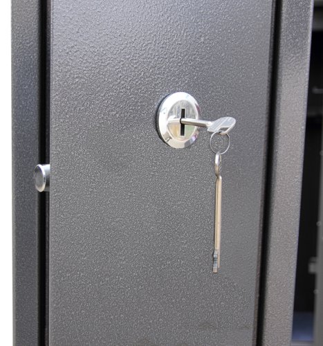 Phoenix Tucana GS8017K 7 Gun Safe with Internal Ammo Box and Key Lock Security Cupboards GS8017K