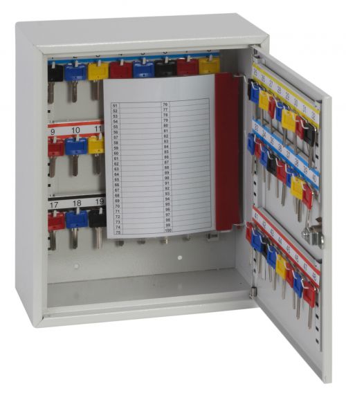 Phoenix Deep Key Cabinet KC0301E 50 Hook with Electronic Code Lock KC0301E Buy online at Office 5Star or contact us Tel 01594 810081 for assistance