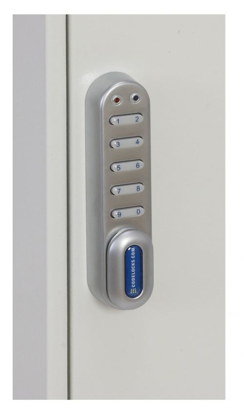 Phoenix Deep Plus & Padlock Key Cabinet KC0502E 50 Hook with Electronic Code Lock KC0502E Buy online at Office 5Star or contact us Tel 01594 810081 for assistance