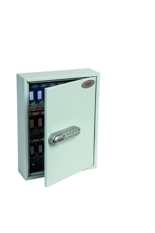 Phoenix Commercial Key Cabinet 42 Hook Electronic Lock Light Grey KC0601E Phoenix