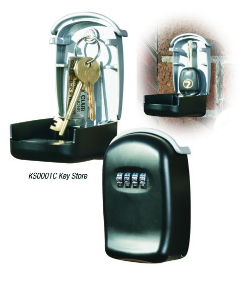 Phoenix Key Store Size 1 Key Safe Combination Lock Black KS0001C