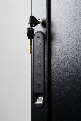 Phoenix KS0021F 60 Hook Key Safe with Electronic & Fingerprint LockTHE PHOENIX KS0021F FINGERPRINT KEY SAFE is Ideal for home, office, schools, garages and office blocks.