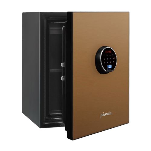 THE PHOENIX SPECTRUM PLUS LS6011FG is an ultra-modern safe designed to protect documents and valuables from fire and theft. The Spectrum Plus’s effortlessly attractive design is available with a range of coloured, brushed stainless steel door panels, allowing you to choose a colour to compliment any interior.