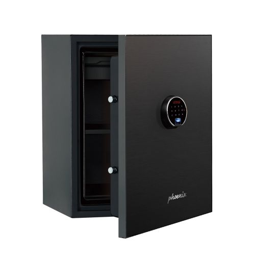 Phoenix Spectrum Plus LS6012FB Size 2 Luxury Fire Safe with Black Door Panel and Electronic Lock Document Safes LS6012FB