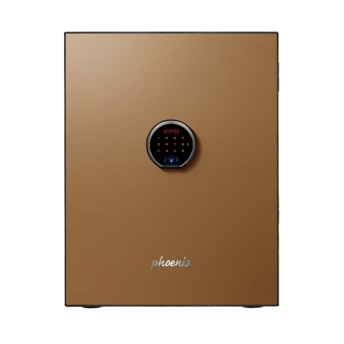 Phoenix Spectrum Plus LS6012FG Size 2 Luxury Fire Safe with Gold Door Panel and Electronic Lock Document Safes LS6012FG