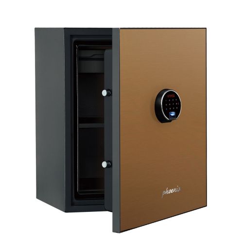 Phoenix Spectrum Plus LS6012FG Size 2 Luxury Fire Safe with Gold Door Panel and Electronic Lock LS6012FG Buy online at Office 5Star or contact us Tel 01594 810081 for assistance