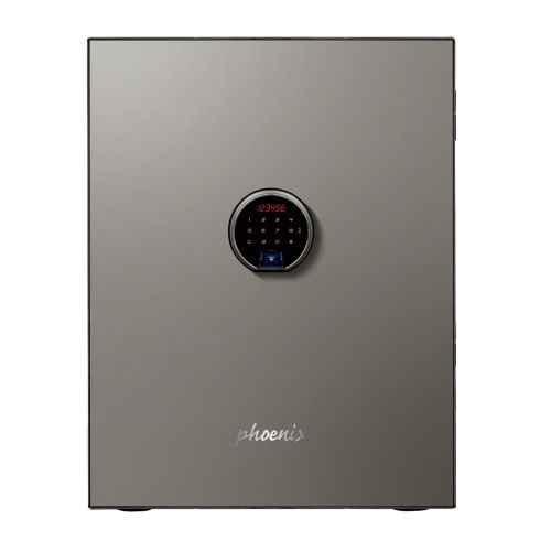 THE PHOENIX SPECTRUM PLUS LS6012FS is an ultra-modern safe designed to protect documents and valuables from fire and theft. The Spectrum Plus’s effortlessly attractive design is available with a range of coloured, brushed stainless steel door panels, allowing you to choose a colour to compliment any interior.