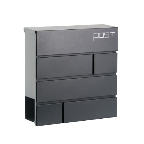 Phoenix Estilo Top Loading Letter Box MB0121KA in Graphite Grey with Key Lock MB0121KA Buy online at Office 5Star or contact us Tel 01594 810081 for assistance