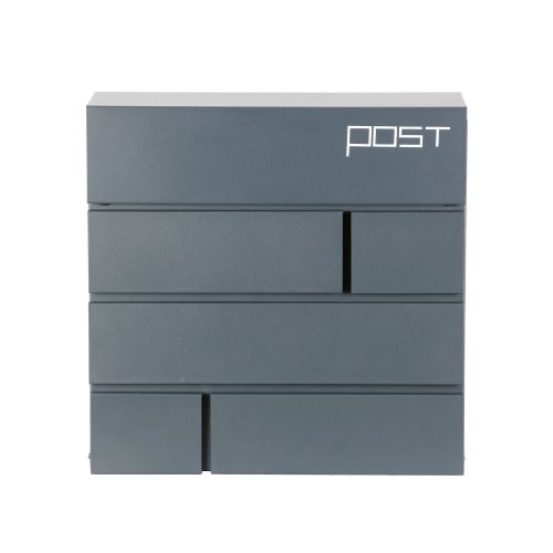 Phoenix Estilo Top Loading Letter Box MB0121KA in Graphite Grey with Key Lock MB0121KA Buy online at Office 5Star or contact us Tel 01594 810081 for assistance