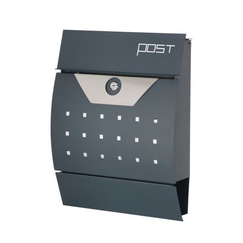 THE PHOENIX ESTILO MB0122KA FRONT-LOADING LETTER BOX is a secure, ultra stylish letter box. Durable, attractive and ideal for the modern home.