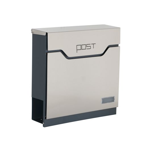 Phoenix Estilo Top Loading Letter Box Stainless Steel with Key Lock - MB0123KS Phoenix