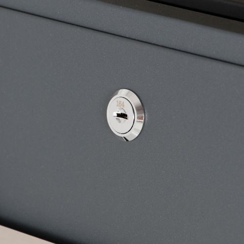 22098PH - Phoenix Estilo Top Loading Letter Box Stainless Steel with Key Lock - MB0123KS