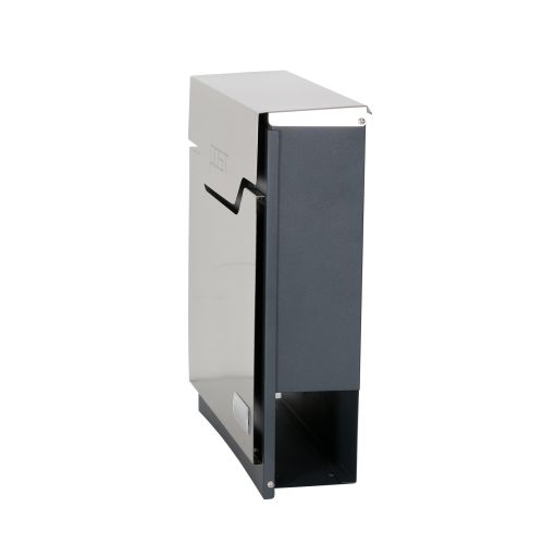 22098PH | THE PHOENIX ESTILO MB0123KS TOP-LOADING LETTER BOX is a secure, ultra stylish letter box. Durable, attractive and ideal for the modern home.
